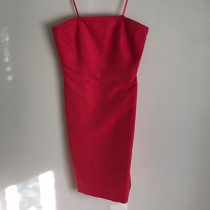 Ann Taylor pink strapless dress